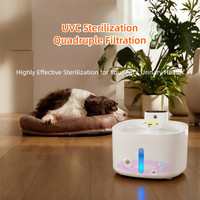 Distributeur d'eau pour animaux de compagnie, fontaine à eau automatique intelligente pour chat, distributeur d'eau rechargeable, nettoyage automatique, écologique, distributeur d'eau automatique pour animaux de compagnie