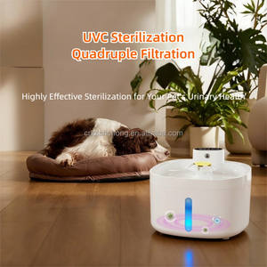 Distributeur d'eau pour animaux de compagnie, fontaine <span class=keywords><strong>à</strong></span> eau automatique intelligente pour chat, distributeur d'eau rechargeable, nettoyage automatique, écologique, distributeur d'eau automatique pour animaux de compagnie - Product Image 4