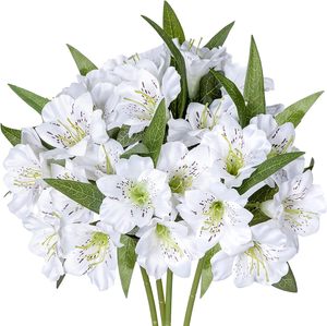 Fleurs d'<span class=keywords><strong>Amaryllis</strong></span> Artificielles Tige Soie Grandes Fleurs Tropicales <span class=keywords><strong>Plante</strong></span> de Ménage pour Arrangements de Vase Décor de Bureau à Domicile - Product Image 1
