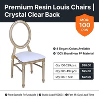 Chaise Louis en résine de luxe, style européen, chaise de salle à manger commerciale, design empilable pour banquets, mariages et événements