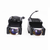 Projecteur à LED bicolore blanc jaune pour voitures, moteurs, calandre, phare antibrouillard pour robots, moto.