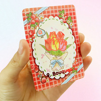Individuell Bedruckte Erdbeer-Tarotkarten mit Magnetbox Umweltfreundlich für Komplettes Tarot-Deck und Anleitungsbuch Großhandel