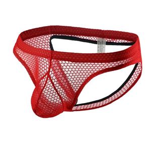 Calzoncillos suspensorio ultrafinos de tiro bajo para hombre, bragas <span class=keywords><strong>sexis</strong></span> de malla transparente, cintura de tela de punto transpirable - Product Image 2