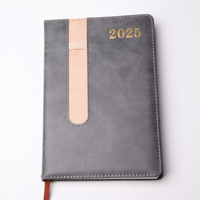 Revues logo personnalisé 2025 carnet de notes couverture personnalisée porte-stylo promotionnel en gros planificateur agenda A5
