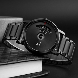 <span class=keywords><strong>Skmei</strong></span>-montre de luxe pour hommes, à Quartz, en acier inoxydable, avec bracelet, accessoire de pistolet, tendance 1260 - Product Image 2