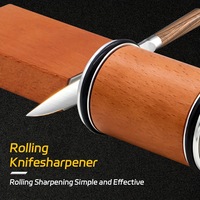Dropshipping Shopify Aiguiseur de couteaux à roulettes Roue abrasive Support magnétique Lame professionnelle Pierre à aiguiser Outil