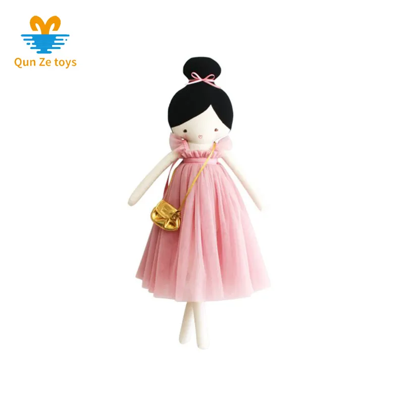 Nouveau design personnalisé peluche poupée en peluche robe de ballet fille ballerine poupées fille jouets pour poupées