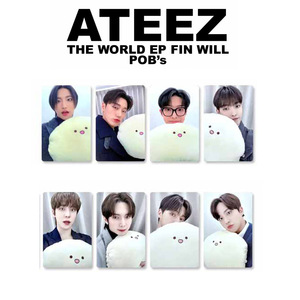 Set di 8 Carte Lomo Kpop ATEEZ, Cartoline Parysu WORLD EP FIN WILL, Carte Selfie Bifacciali, Carte <span class=keywords><strong>Regalo</strong></span> per Barbiere, Salone, Spa, Patinate - Product Image 6