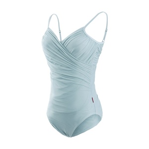 Costumes de danse de ballet en nylon pour femmes Costumes de danse pour adultes avec <span class=keywords><strong>justaucorps</strong></span> 2 pièces et jupes pour ballet - Product Image 5