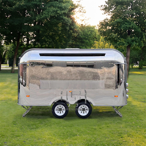 Mobile Food Truck Container Equipped with Complete Kitchen Equipment Stainless Steel Construction <b>Hotdog</b> Chips Service US - Product Image 2
