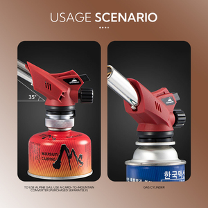 Campingmoon personalizado al aire libre picnic barbacoa camping gas butano soldadura antorcha cojo pistola gas antorcha quemador llama pistola gas antorcha encendedor - Product Image 5