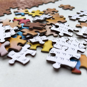 Rompecabezas di lusso personalizzato 1000 pezzi di carta blu cartone <span class=keywords><strong>puzzle</strong></span> 1000 2000 pezzi grandi <span class=keywords><strong>puzzle</strong></span> per adulti 1000 pz - Product Image 3