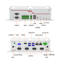 PC industriel embarqué HJS Small Crab Series, DDR3, Intel, nouveau, sans ventilateur, sans câble, conception M.2 2280 SSD, processeur intégré
