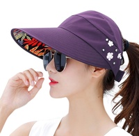 Sombrero de Sol de Ala Ancha para Mujer, Protección UV, Gorra Deportiva de Tela Común, Modelo de Verano para Playa, Número de Modelo: Caps