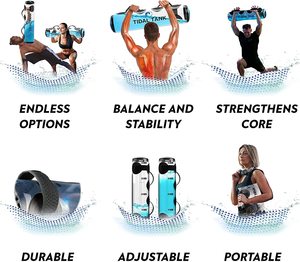 Sac Aqua d'origine pour l'entraînement de base Sac d'alimentation portable en acier PVC avec poids d'eau réglable pour l'exercice de gymnastique - Product Image 4