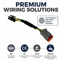 Kit Kabel Kontrol Motor Sepeda Motor & E-Bike Tahan Air dengan Isolasi PBT untuk Sistem Manajemen Armada IoT