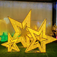 IP65 Outdoor LED-Sternmotiv-Beleuchtung für Kommerzielle Weihnachts-, Straßen-, Platz-, Hotel-, Park- und Landschaftsdekorationen