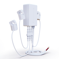 Compteur d'énergie intelligent triphasé Z-wave Zigbee pour maison connectée, capteurs à pince 60A/200A, certifié CE, moniteur de consommation d'énergie en temps réel