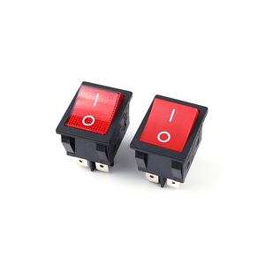 Interruptor de balancín de barco eléctrico, interruptor de montaje de panel cuadrado de alta calidad, resistente al encendido y apagado dpst SPST, <span class=keywords><strong>serie</strong></span> momentáneo de potencia de 20mm de diámetro - Product Image 5