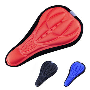 Funda de Asiento de Bicicleta de Espuma Gruesa, Cómoda, para Bicicleta de Montaña, en Negro, Rojo, Azul y Naranja, Unisex, para Adultos - Product Image 3
