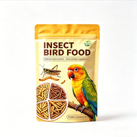 Nourriture pour perroquets à base de protéines d'insectes naturelles |   Vers de farine séchés pour oiseaux, nourriture pour grillons, support OEM ODM, vente en gros