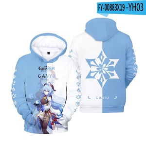 Combinaison de sport à capuche à imprimé 3D Genshin Impact - Product Image 4