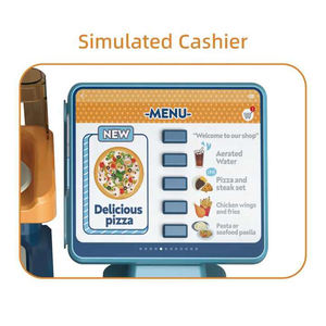 Nouveaux produits Pretend Play Hamburg Juice <span class=keywords><strong>Pizza</strong></span> Shop Caisse Caisse Caisse Caisse <span class=keywords><strong>Comptoir</strong></span> Jouet - Product Image 5