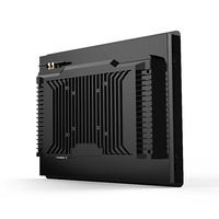 Ordinateur tactile industriel embarqué sans ventilateur de 15 pouces, boîtier en aluminium entièrement fermé avec ports RJ45 RS232