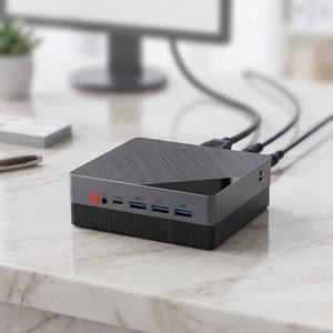 Mini PC de Escritorio ZNR de Alto Rendimiento con R5-5600H/R5-7530U/R7-7730U, 3320M, 2*DDR4-3200Mhz, 8/16GB RAM, M.2 512GB/1T SSD, LAN Gigabit y Salida HD - Product Image 3