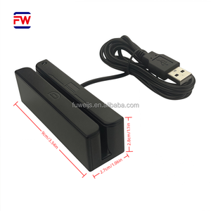 Leitor de Cartão Magnético Externo FUWEI MSR100 com 3 Trilhas, Leitura Bidirecional, Interface USB/RS232/TTL, 800K Leituras de Vida Útil - Product Image 3