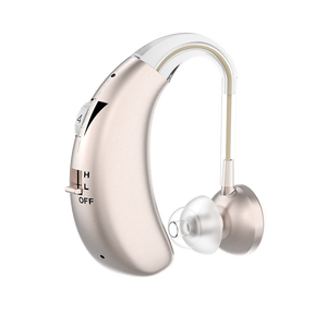 <span class=keywords><strong>Bte</strong></span> เครื่องช่วยฟังแบบชาร์จไฟได้, เครื่องขยายเสียงผู้สูงอายุไม่รุนแรงการสูญเสียการได้ยินหูอื้อดูแลเสียงรบกวนต่ำเอาต์พุตแบบอะนาล็อก - Product Image 1