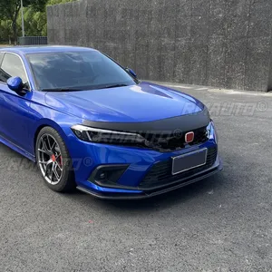 Kit carrosserie pour Honda Civic 11e génération berline 2021-2022, grilles de course, noir brillant, style Si, calandre avant, accessoires de voiture - Product Image 4