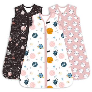 Sac de couchage léger et respirant pour bébé avec bouton intégré Pyjama d'été offrant une protection contre les coups de pied - Product Image 1