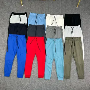 Tasarımcı alevlendi sweatpants pamuk naylon flare eşofman altları erkek koşu pantolonu flare ter pantolon erkekler