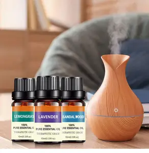 Manufacturers Private Labeling 10ml Aromatherapy Diffuser 100% Nature Pure Essential Oil Lemongrass Fragrance Essential Oils