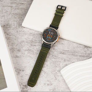 Bracelet de montre en nylon gagnant-gagnant pour <span class=keywords><strong>Garmin</strong></span> Fenix <span class=keywords><strong>7</strong></span> <span class=keywords><strong>Pro</strong></span> 8 <span class=keywords><strong>Tactix</strong></span> 8 20mm 22mm 26mm, bracelet en toile - Product Image 2