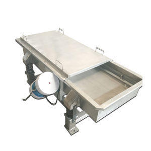 เครื่องคัดกรองผงแบบสั่นเชิงเส้นสำหรับงานทางเคมีทรายพร้อมส่วนประกอบมอเตอร์หลัก - Product Image 1