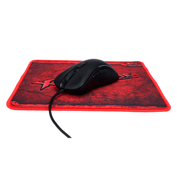 Xtrike Me GMP-290 Gaming Bundle 3600 DPI Mouse and High Density Pad with Ergonomic Design Right-Handed Orientation 5 Buttons