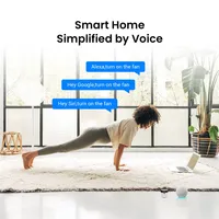 Control Remoto Inteligente WiFi IR Broadlink RM5 Plus con Sensor de Temperatura y Humedad Integrado, Compatible con Alexa y Google Home, Conexión Climática