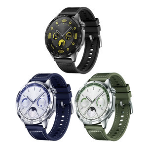 Di alta qualità in Silicone ibrido sport Smart Watch di qualità intrecciato <span class=keywords><strong>cinturino</strong></span> in Nylon 22mm 46mm cinturini per <span class=keywords><strong>Huawei</strong></span> Watch <span class=keywords><strong>GT2</strong></span> GT3 GT4 - Product Image 1