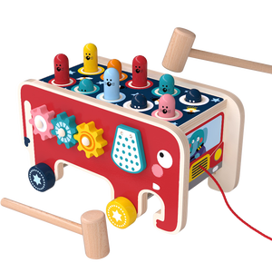 Nuovo arrivo gioco educativo per bambini gioco martellante giocattolo martello in legno animale marino per bambini - Product Image 1