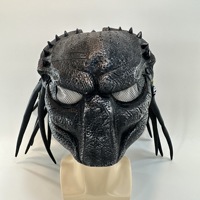 Masque en latex Alien War Predator, accessoires de cosplay pour Halloween, casque