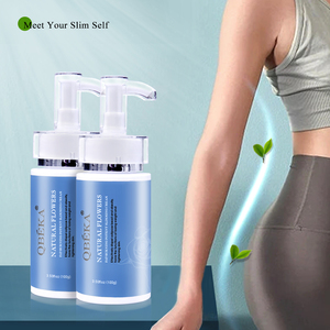Crème Minceur et Anti-Cellulite QBEKA aux Fleurs Naturelles, Gel Amincissant Puissant <span class=keywords><strong>pour</strong></span> le Corps, Crème Chauffante <span class=keywords><strong>Ventre</strong></span> Plat <span class=keywords><strong>pour</strong></span> Raffermir la Taille - Product Image 5