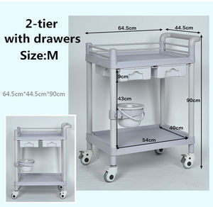 عربة تخدير طبي بعجلات مع درج أو أداة طبية - Product Image 6