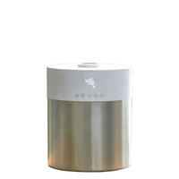Humidificateur d'air à ultrasons 24V en acier inoxydable 2025 pour maison et grandes pièces, multifonction avec adaptateur UE
