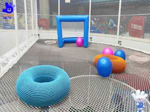 Red <span class=keywords><strong>de</strong></span> Escalada Infantil Personalizada para Interiores, <span class=keywords><strong>de</strong></span> Acero Galvanizado y PP, Multinivel, para <span class=keywords><strong>Juegos</strong></span> <span class=keywords><strong>de</strong></span> Fútbol, Ecológica, con Certificación CE - Product Image 2