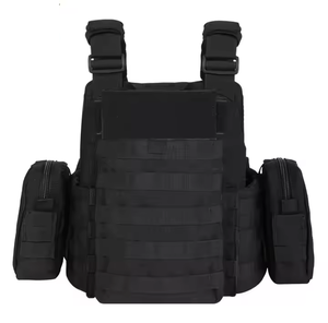 DFV01 Gilet tactique léger noir kaki vert, porte-charge, porte-chargeurs, pour assaut rapide, porte-magazines - Product Image 4