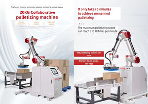 Robot Apilador Automático para Cajas Pesadas, Máquina Paletizadora para Envasado de Alimentos y Bebidas, PLC Industrial Colaborativo - Product Image 4