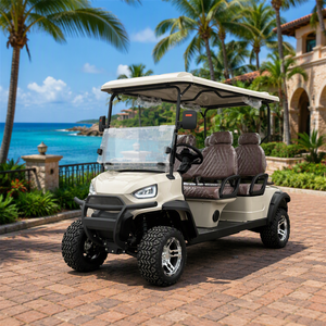 Voiturette de <span class=keywords><strong>golf</strong></span> électrique 4 places de luxe, homologuée pour la route, personnalisable, UTV 4 places, Club Car, fabriquée <span class=keywords><strong>en</strong></span> Chine - Product Image 1
