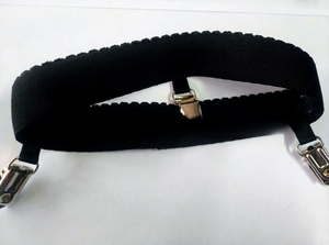 Accessoires de lingerie sexy : Paire de clips de jarretière antidérapants en nylon avec boucle gourde, pour <span class=keywords><strong>porte</strong></span>-jarretelles élastiques et fixation de bas de jambe - Product Image 4